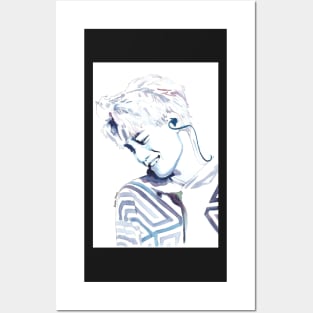 EXO Kai Watercolour Design by NiamhYoungArt Posters and Art